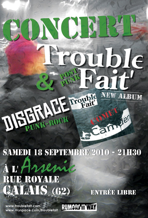 Trouble fait disgrace calais